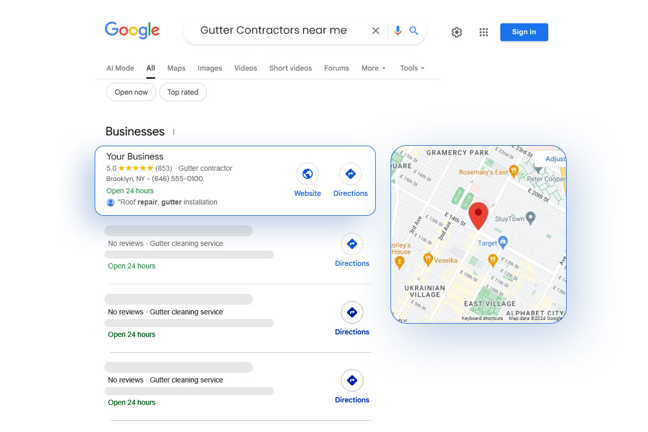 GBP Optimization Service
